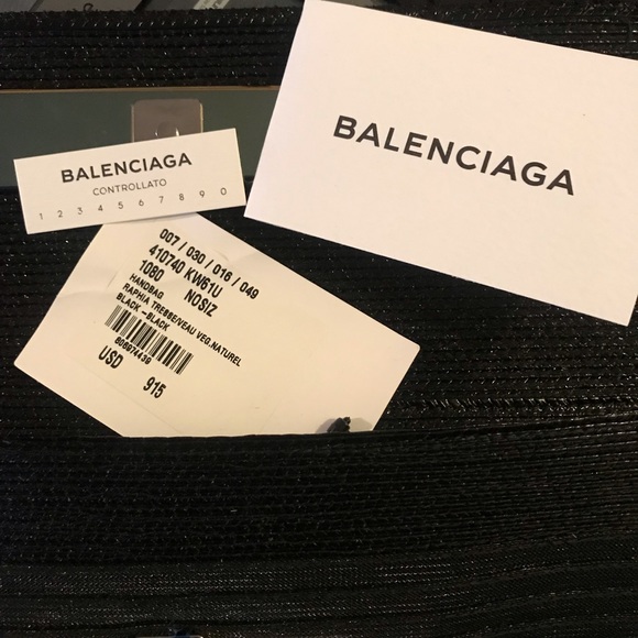 SOLD | Balenciaga Cable Raffia Basket Clutch - Picture 7 of 8